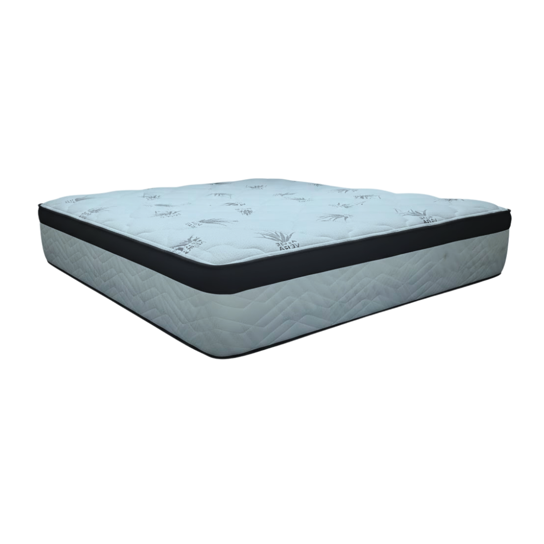 Matelas double Veloria hybride pillow top 13 po fermeté medium avec gel foam