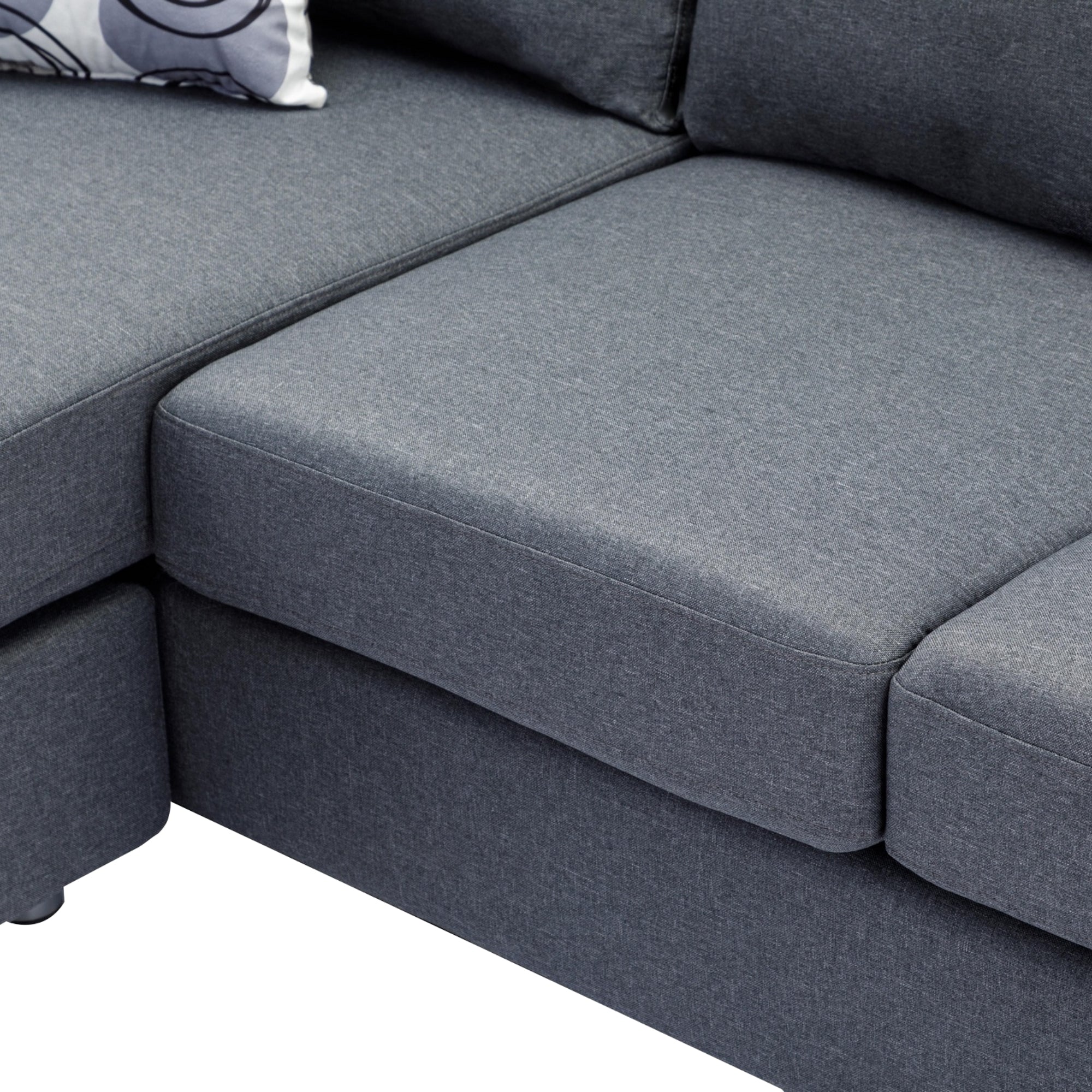 Arcevo sectionnel reversible gris - 5