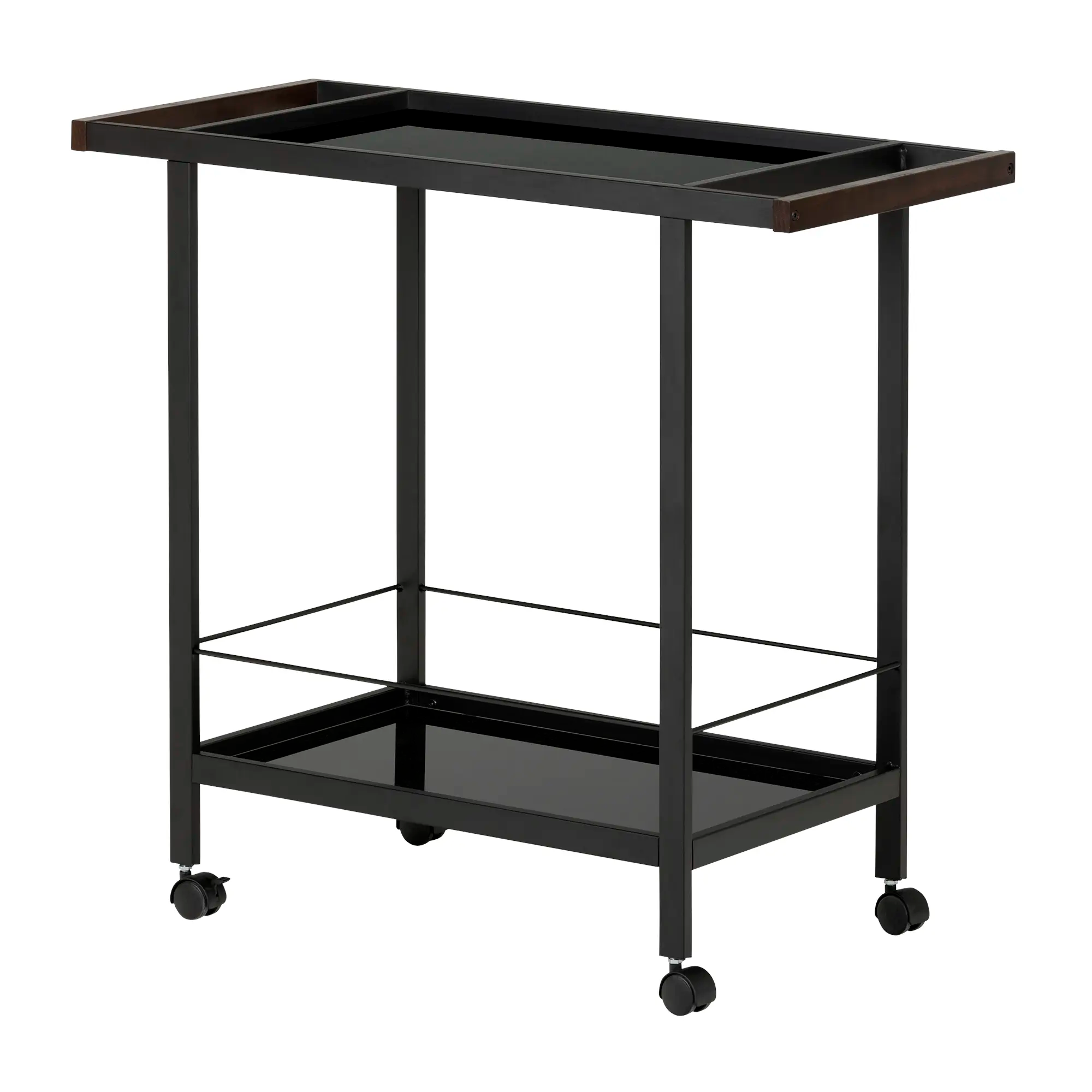 Metal Bar Cart on Wheels - City Life