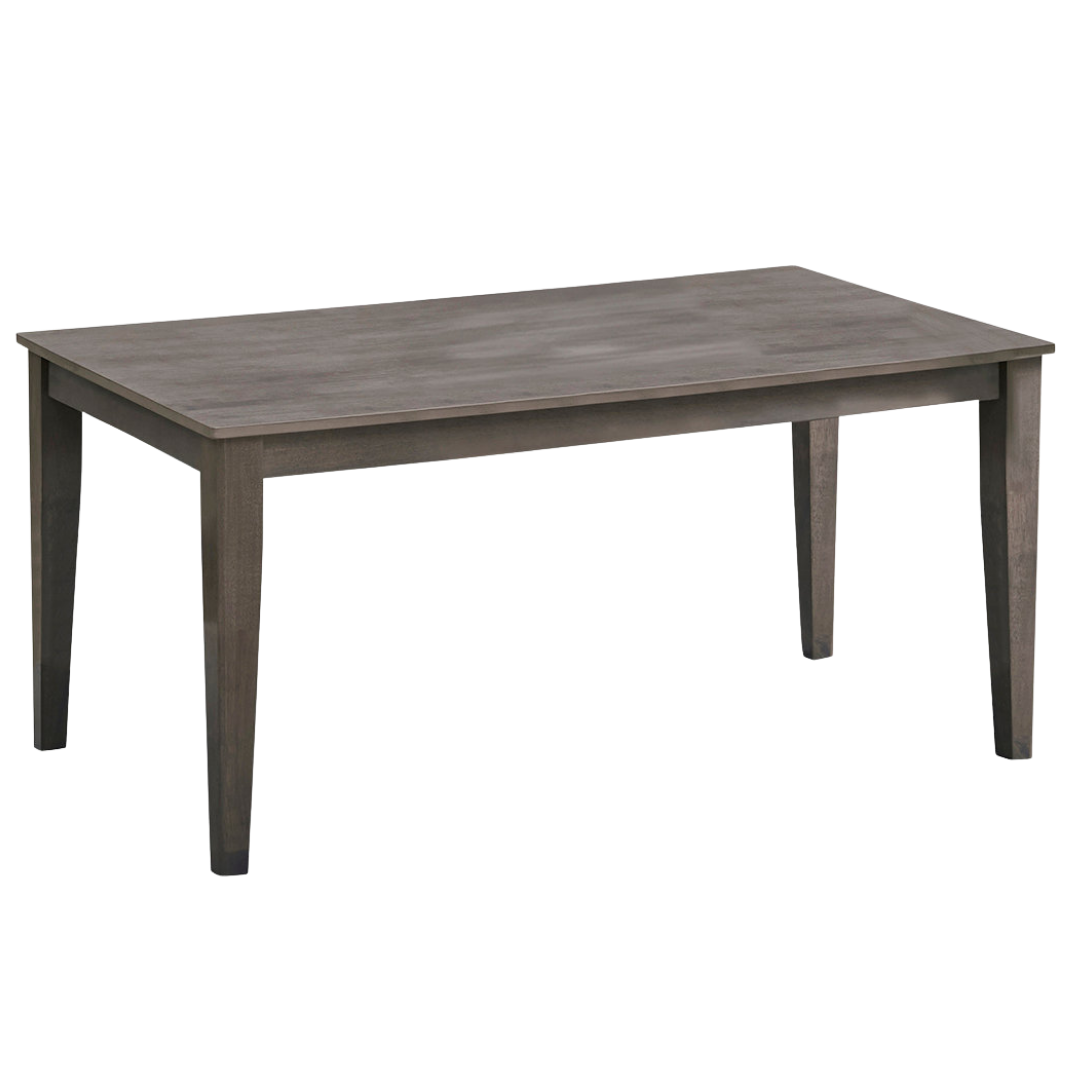 Alto – Ensemble de salle à manger – Bois gris antique / PU noir