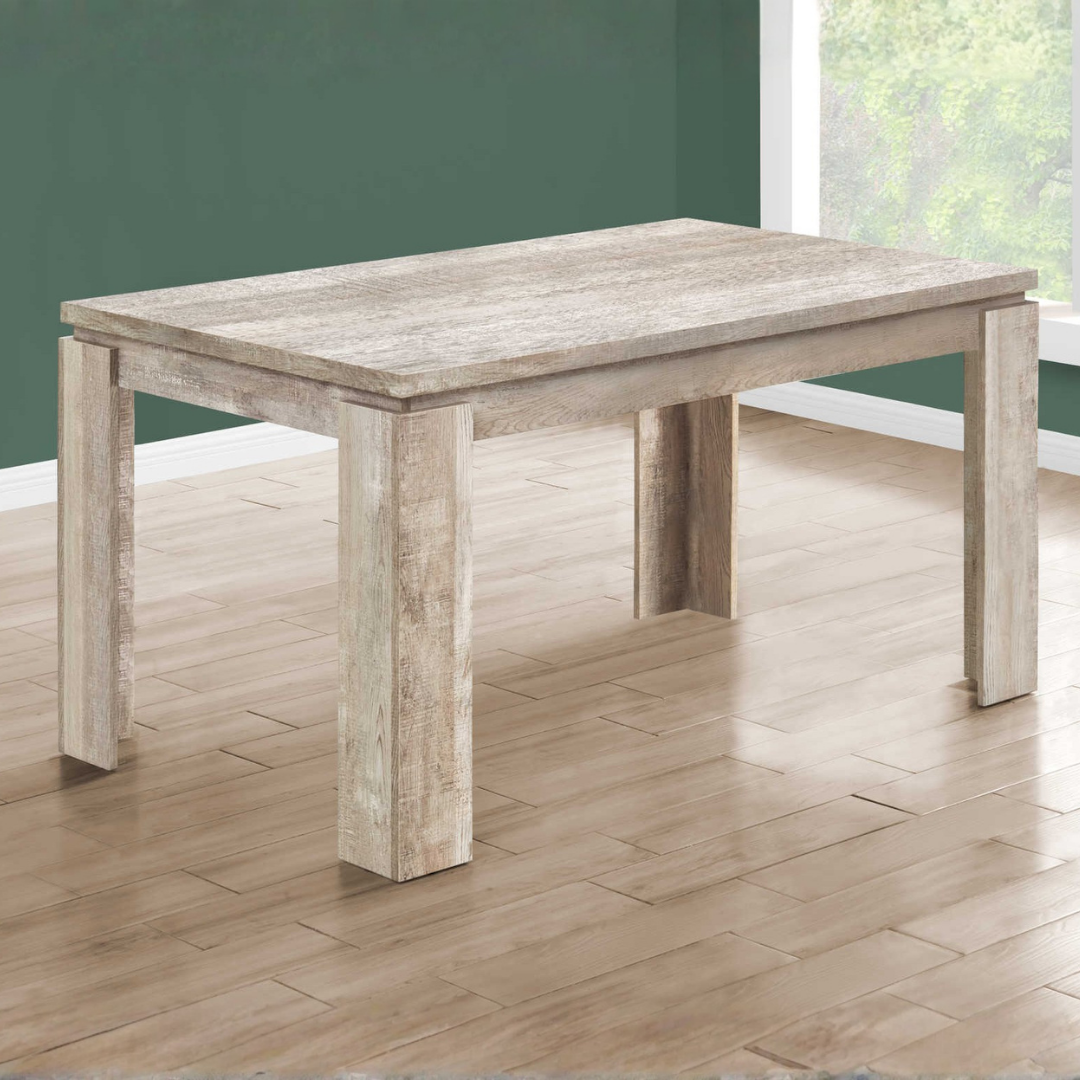 Taurust – Dining Table – Taupe Reclaimed Wood Look