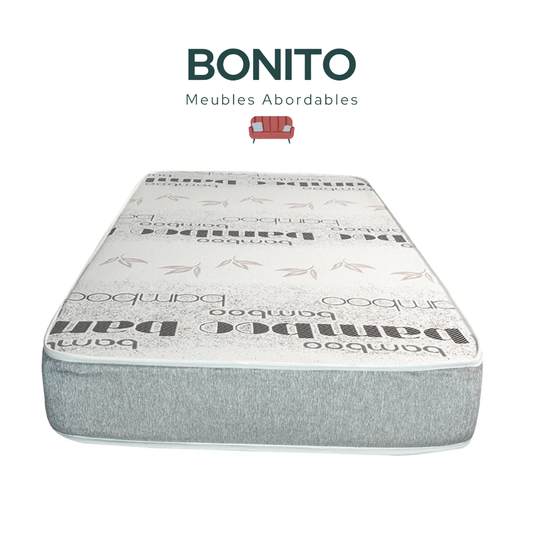 Matelas simple - Mousse de bambou de 9 pouces