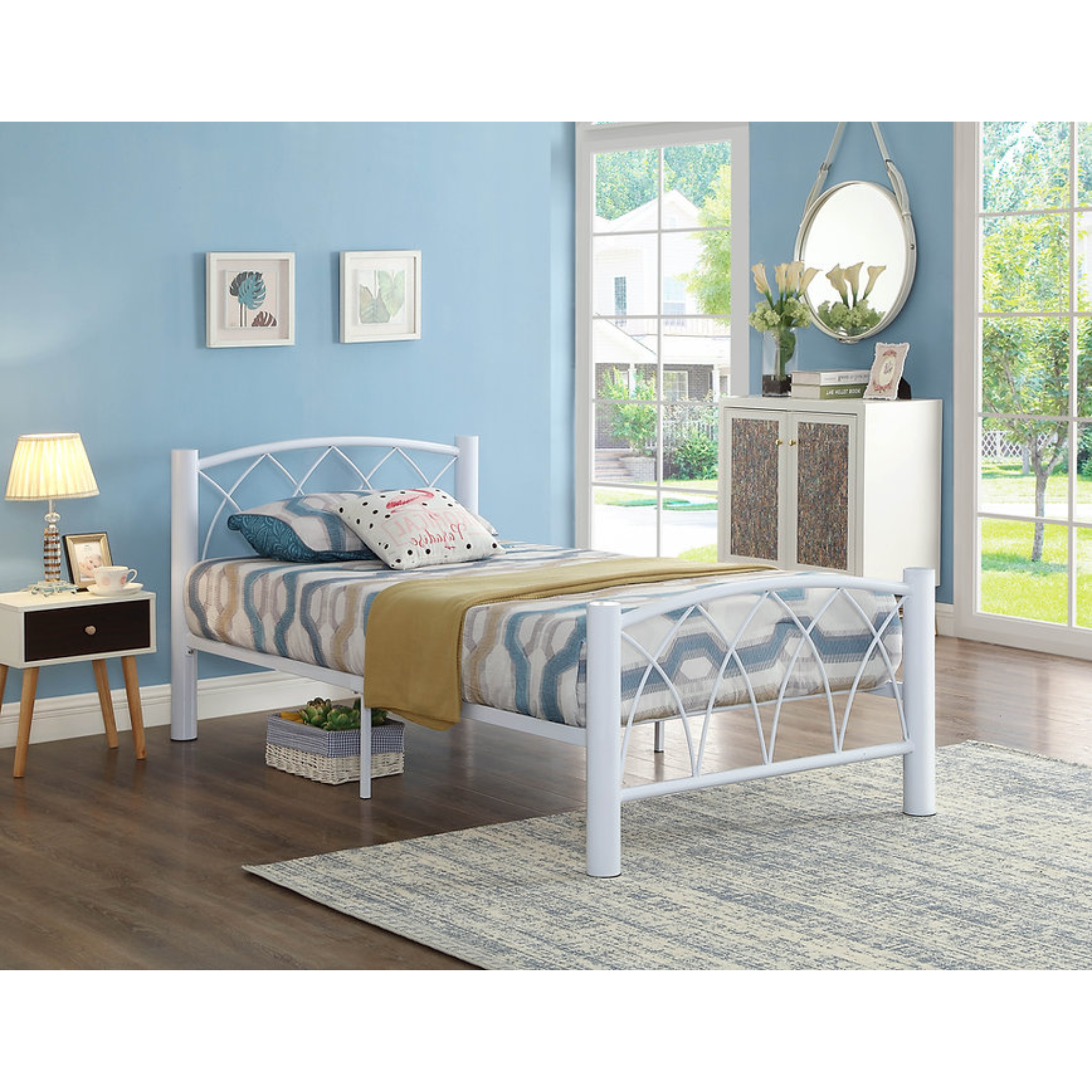 Twin Bed - Metal Bed 111