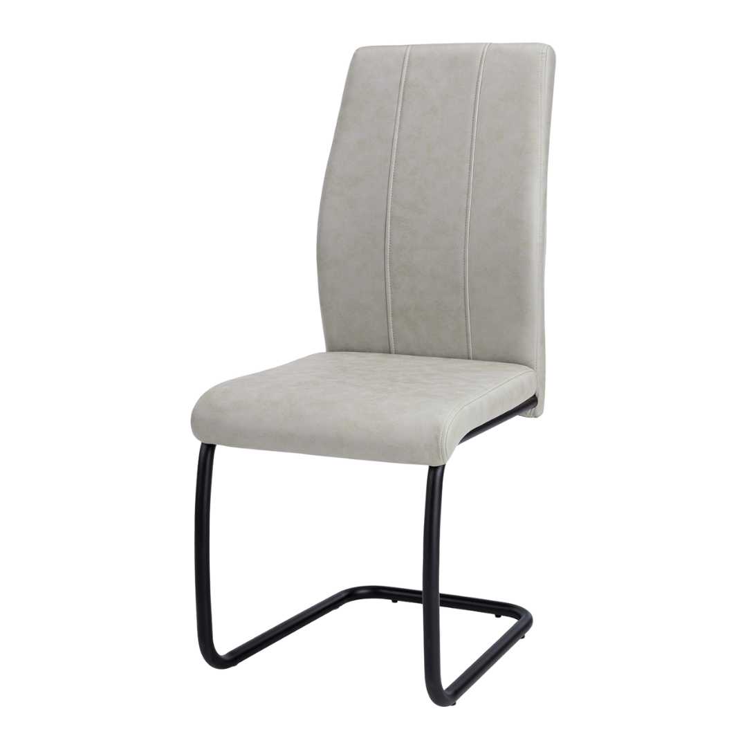 Plano – Ensemble de salle à manger – Tissu taupe foncé/gris