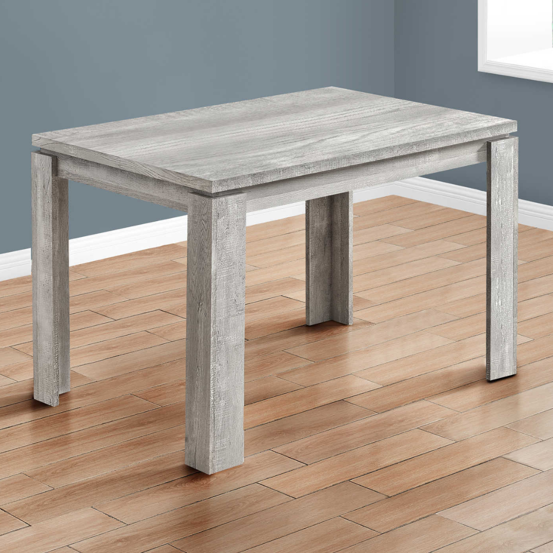 Gravern – Dining Table – Grey Reclaimed Wood Look