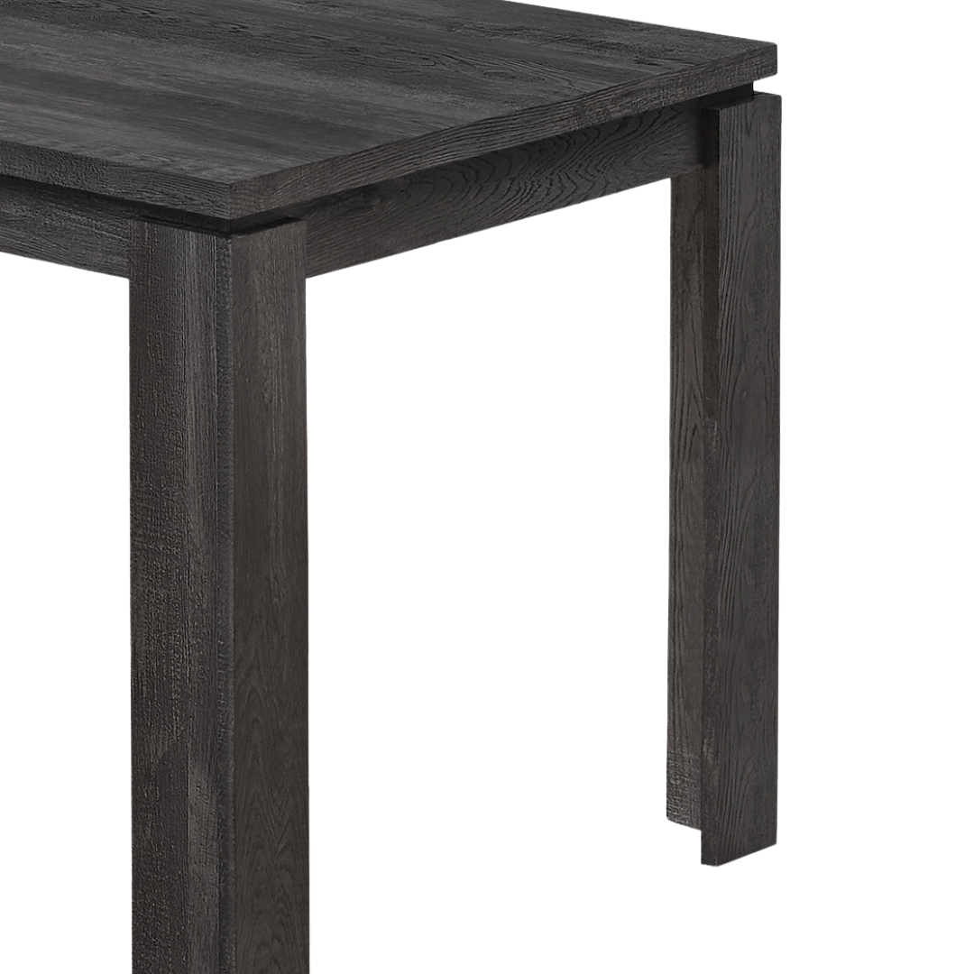 Obsidra – Table à manger – Aspect bois recyclé noir