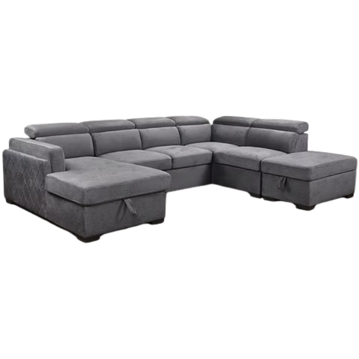 IF-9090 LHF Sofa Bed Sectional with Adjustable Headrests