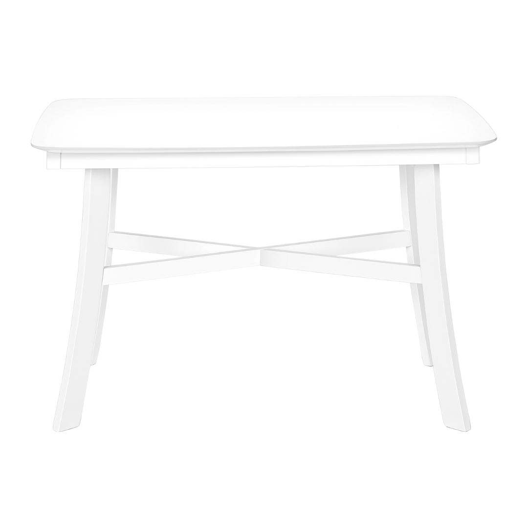 Lunex – Table de salle à manger – Placage blanc