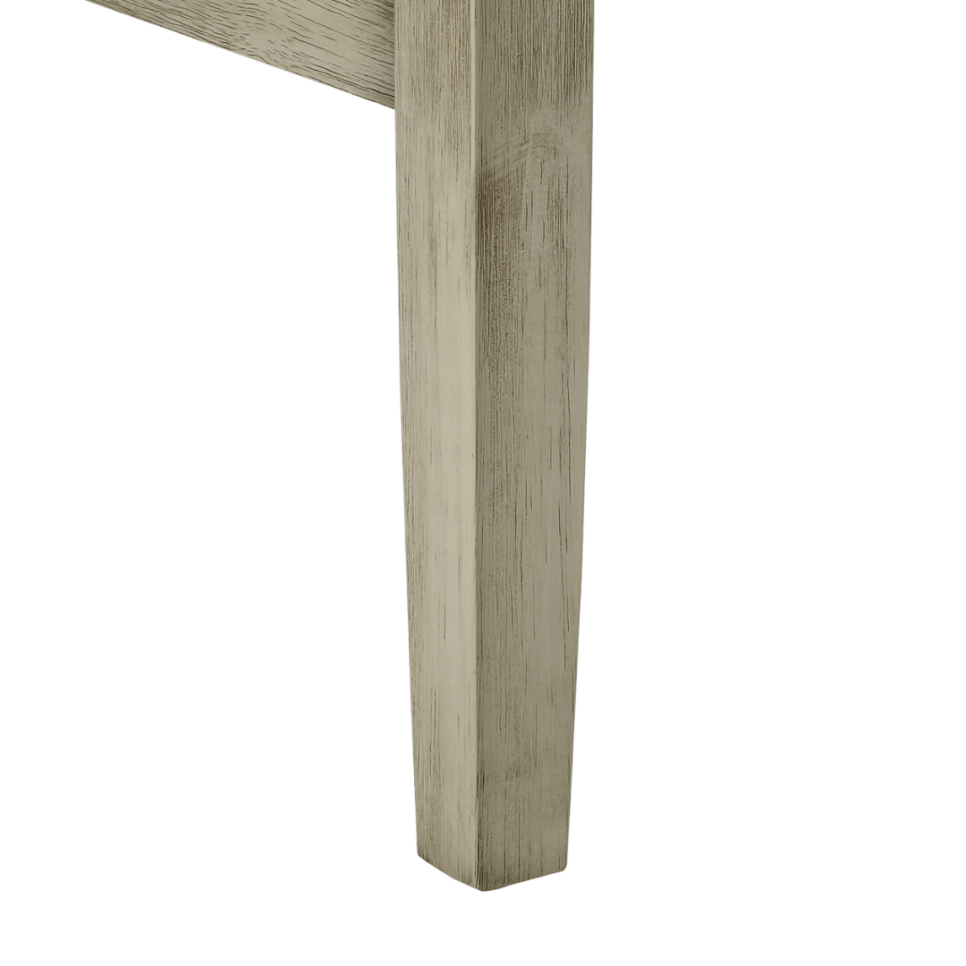 Ladmore – Lot de 2 – Chaises de salle à manger en tissu à dossier échelle – Beige