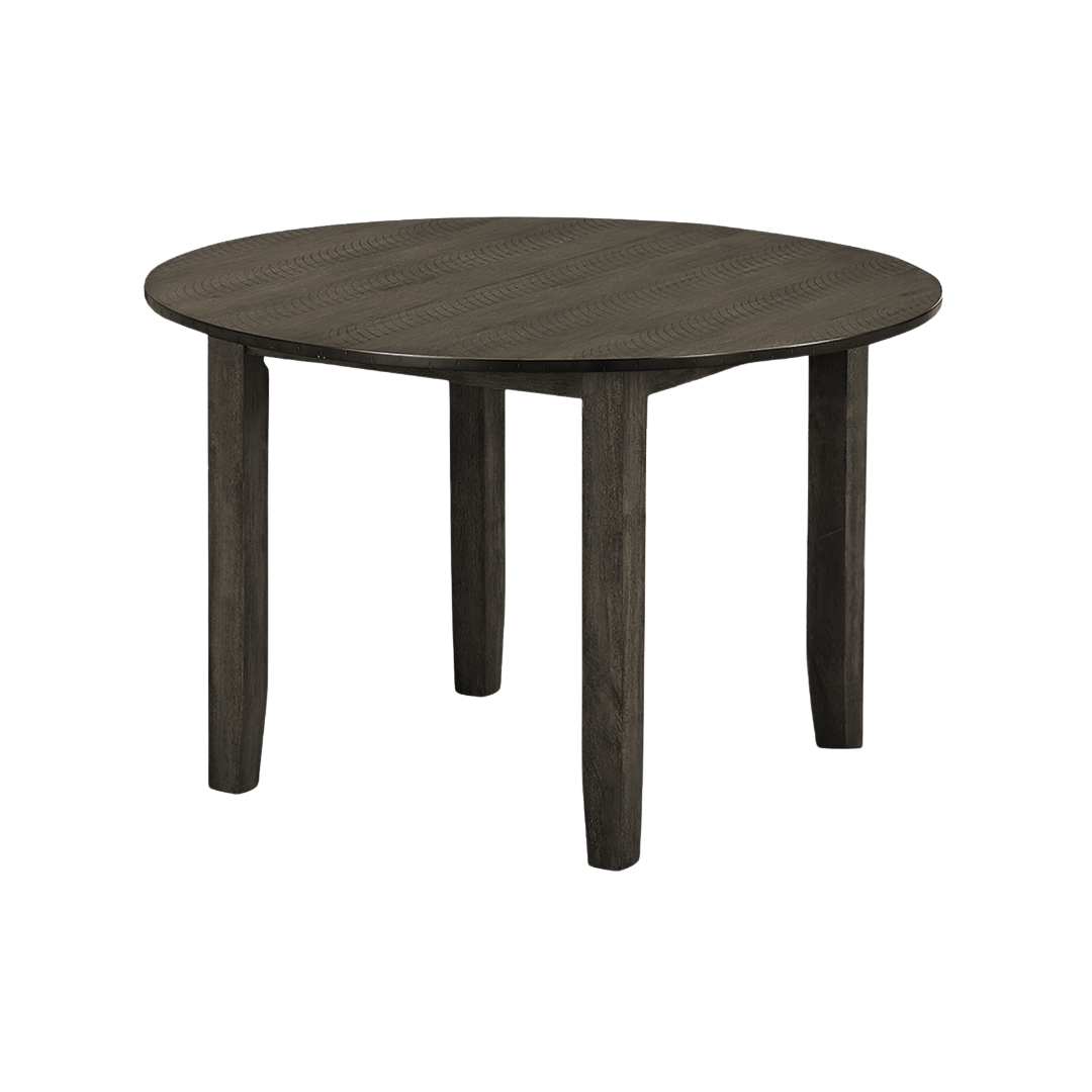Eldrin – Round Dining Table – Antique Grey Veneer