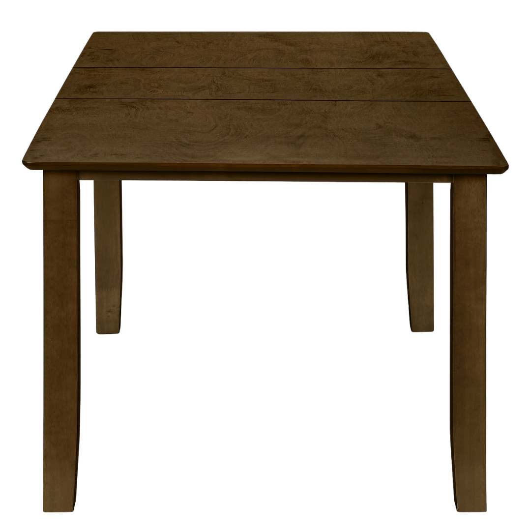 Walden – Table de salle à manger extensible – Placage noyer brun