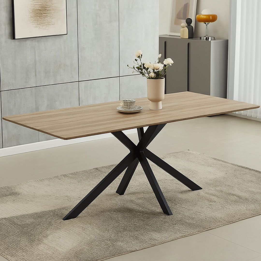 Hedron – Dining Table – Wood Top