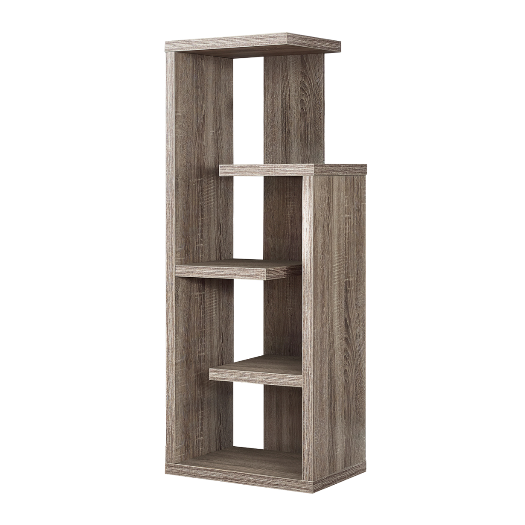 Exhibra – 48"H Accent Display Shelf – Dark Taupe