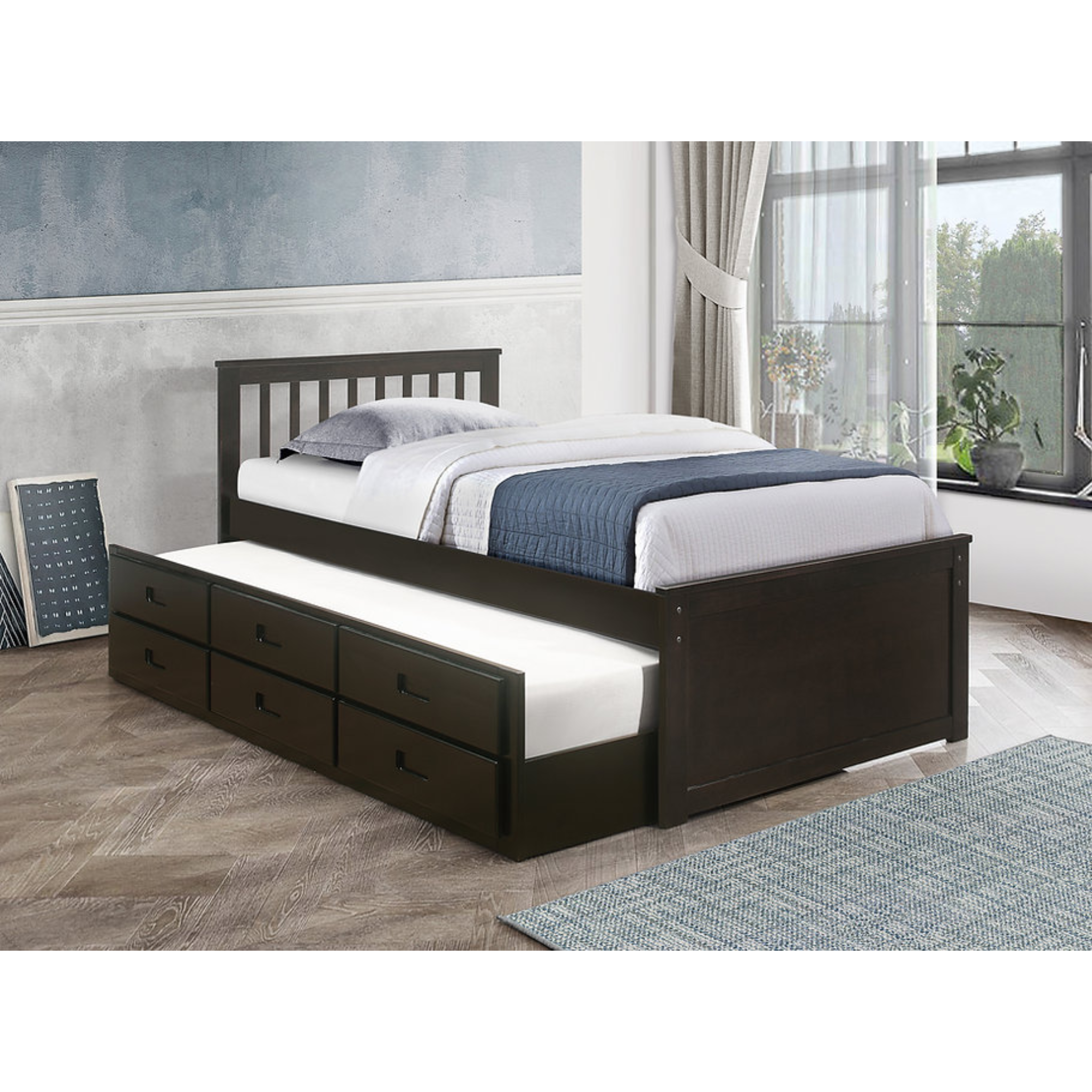 Lit gigogne – Lit expresso avec lit gigogne simple 300