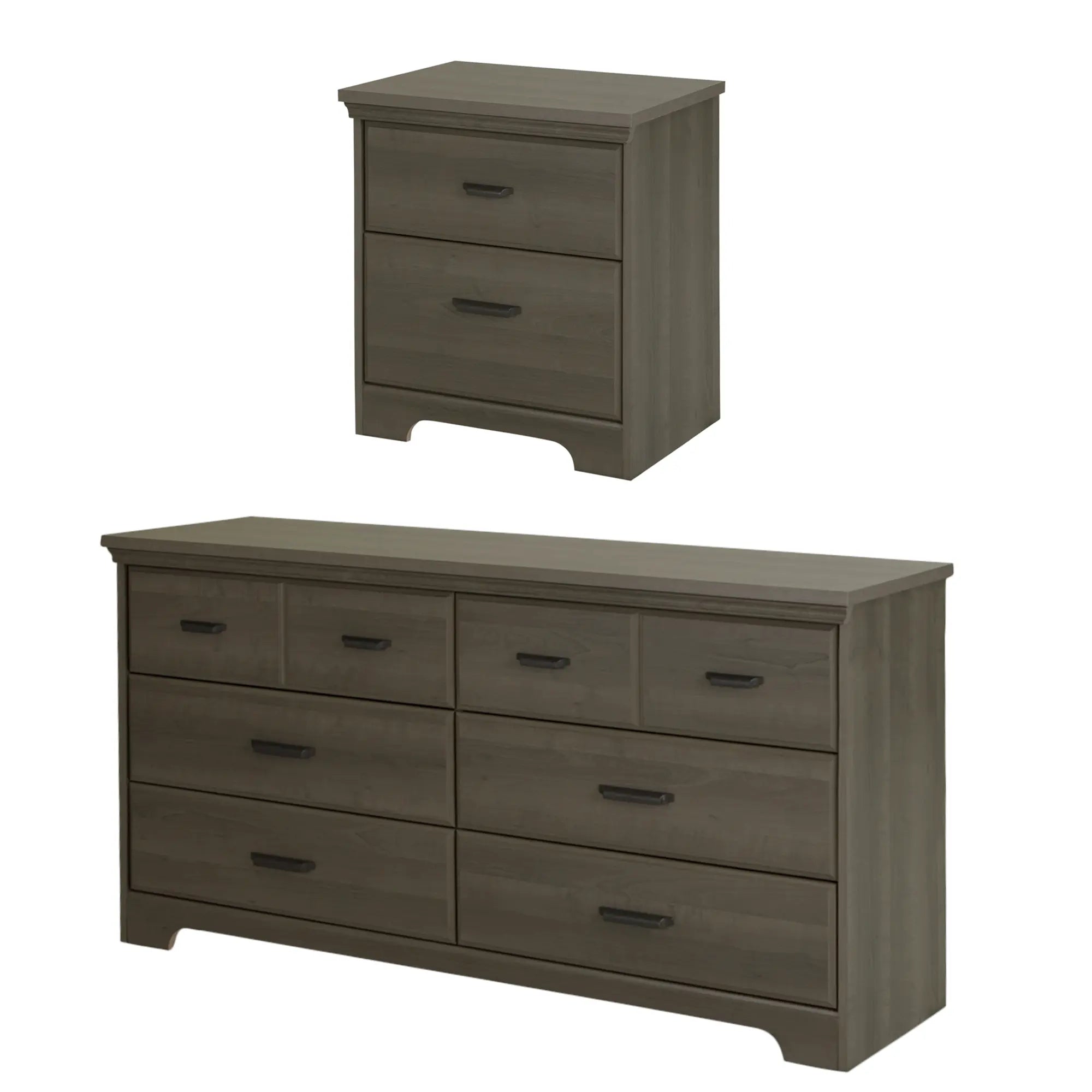 6-Drawer Dresser and Nightstand Set - Versa