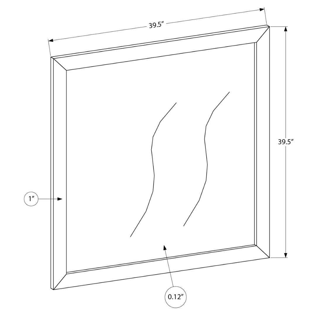 Commode Stonevale à 6 tiroirs avec miroir – Plateau en chêne blanchi et chêne foncé