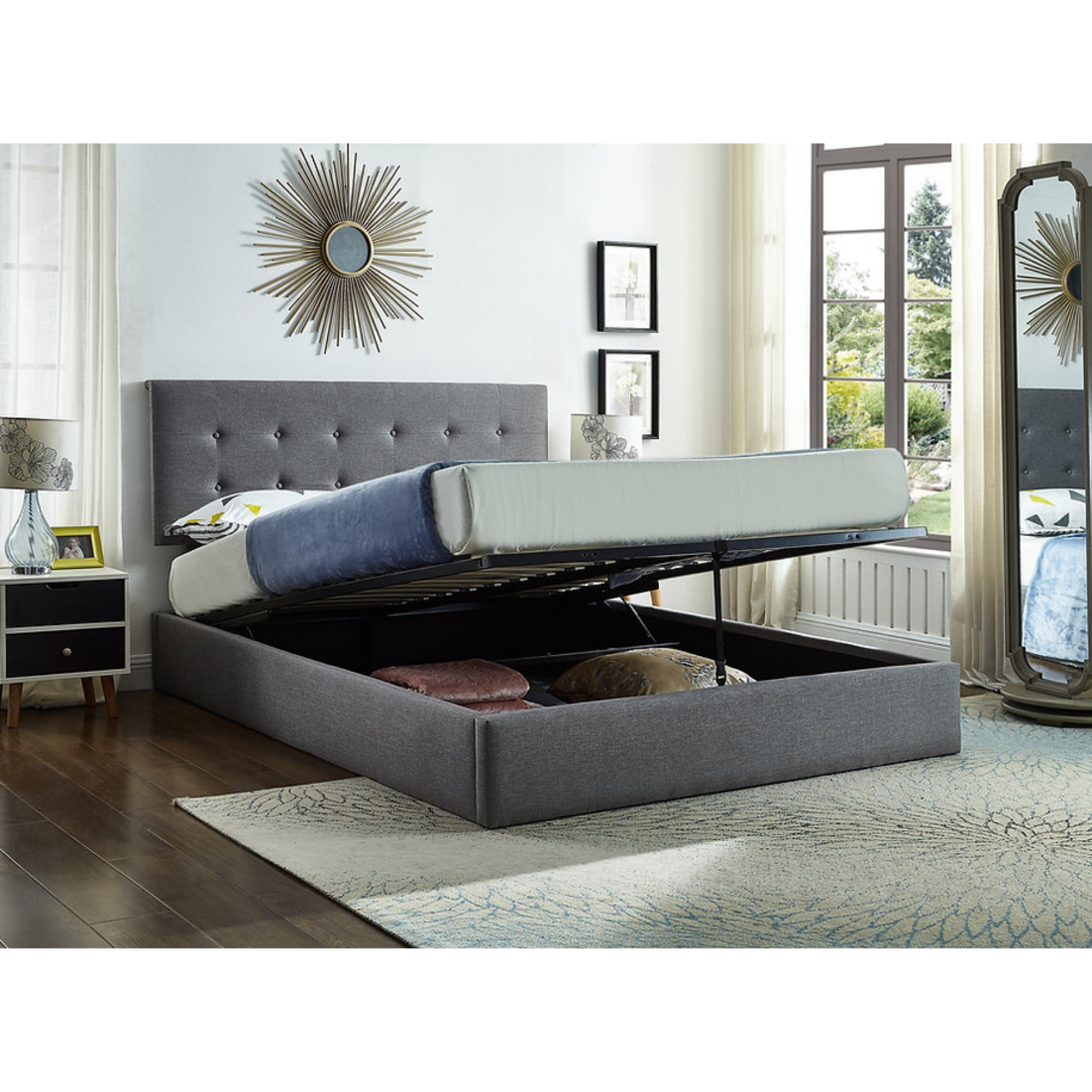 King Bed - Hydraulic Lift Bed 5445