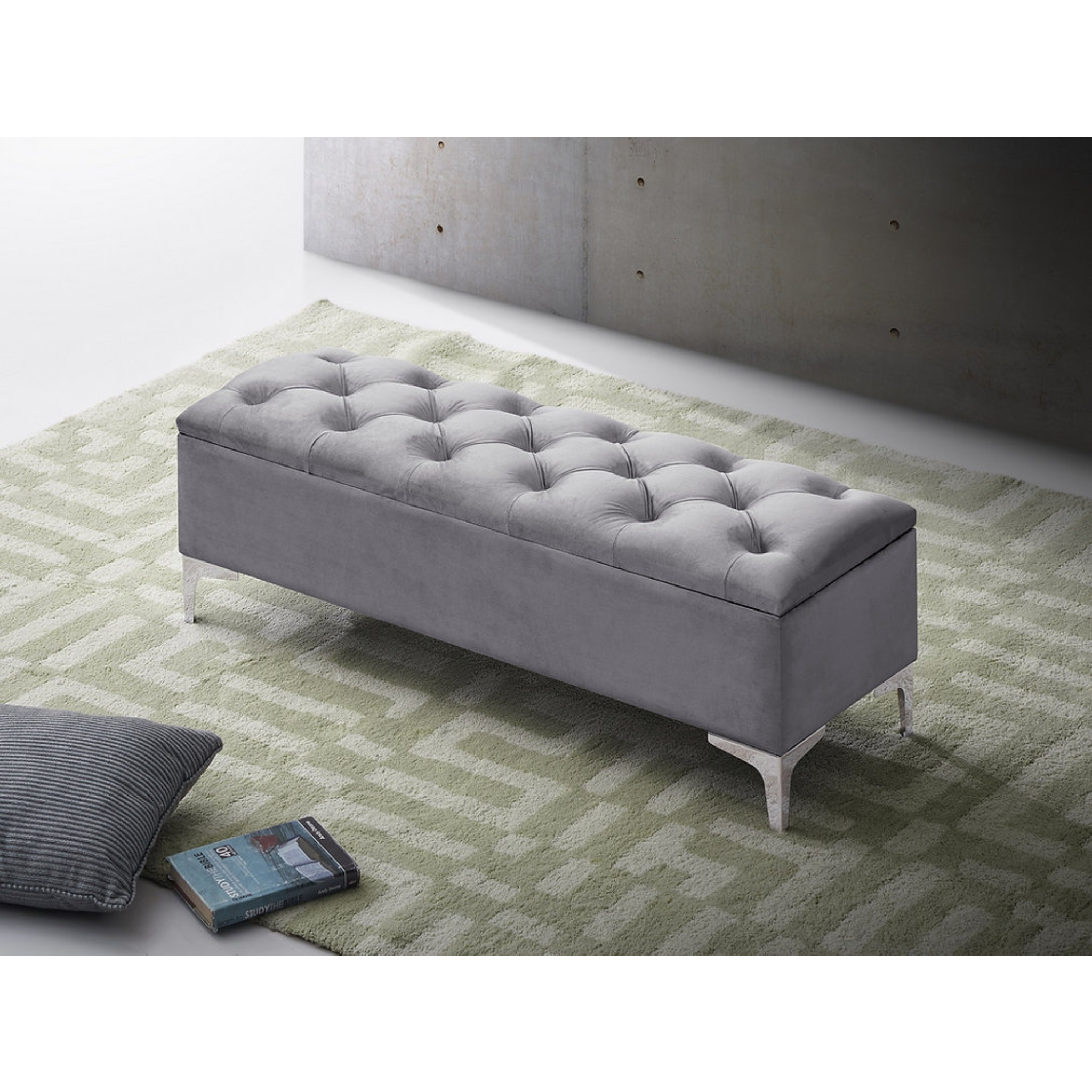 Storage Bench Grey 6500