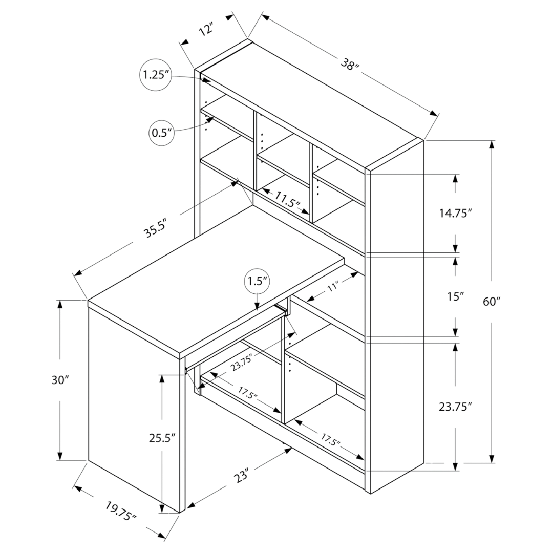 Trevalo – Computer Desk – Espresso