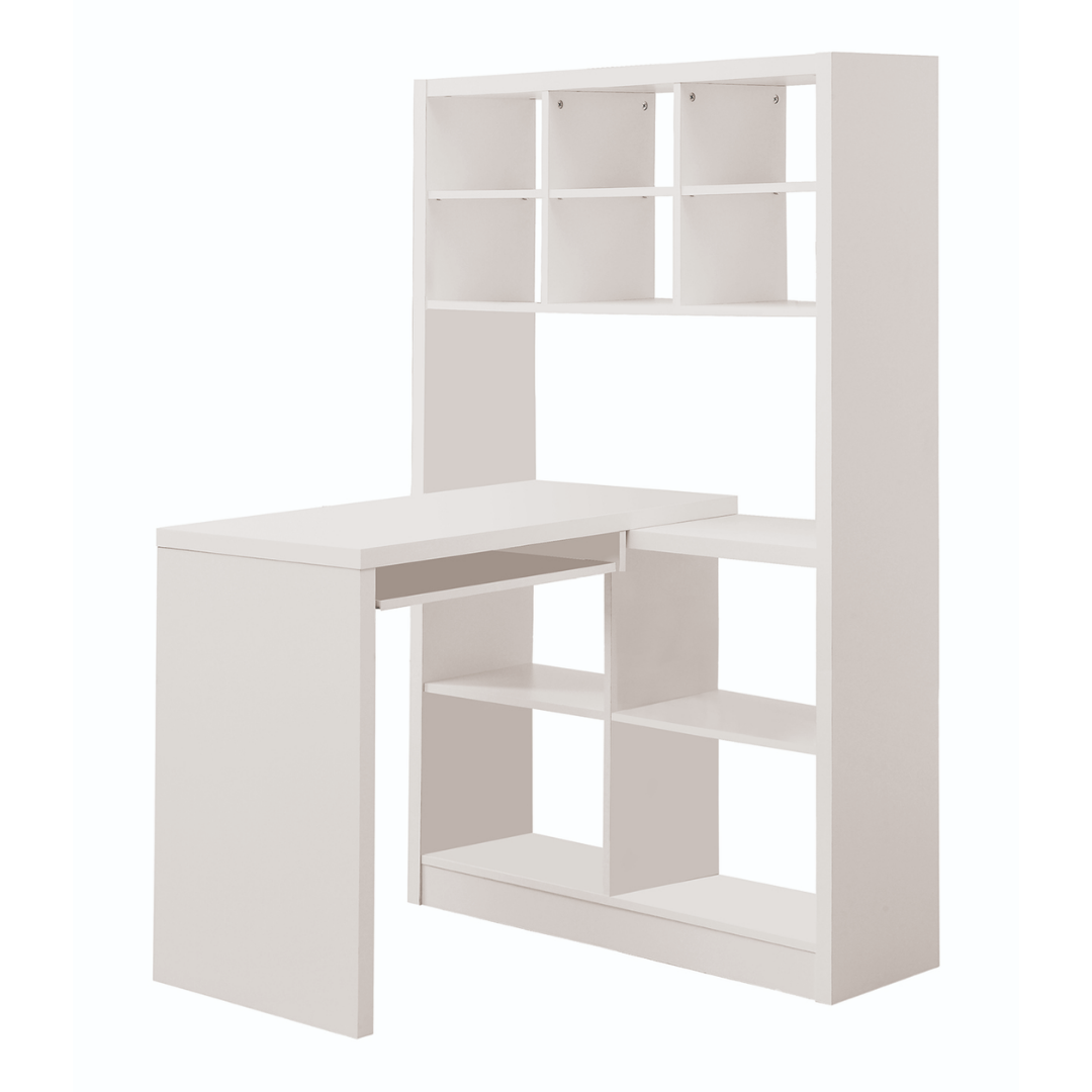 Trevalo – Bureau d'ordinateur – Blanc