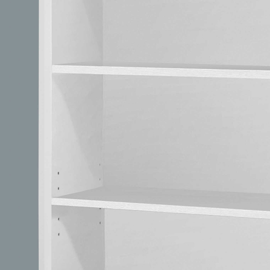 Bibliothèque Arkivia – 122 cm (48 po) de hauteur – Blanche
