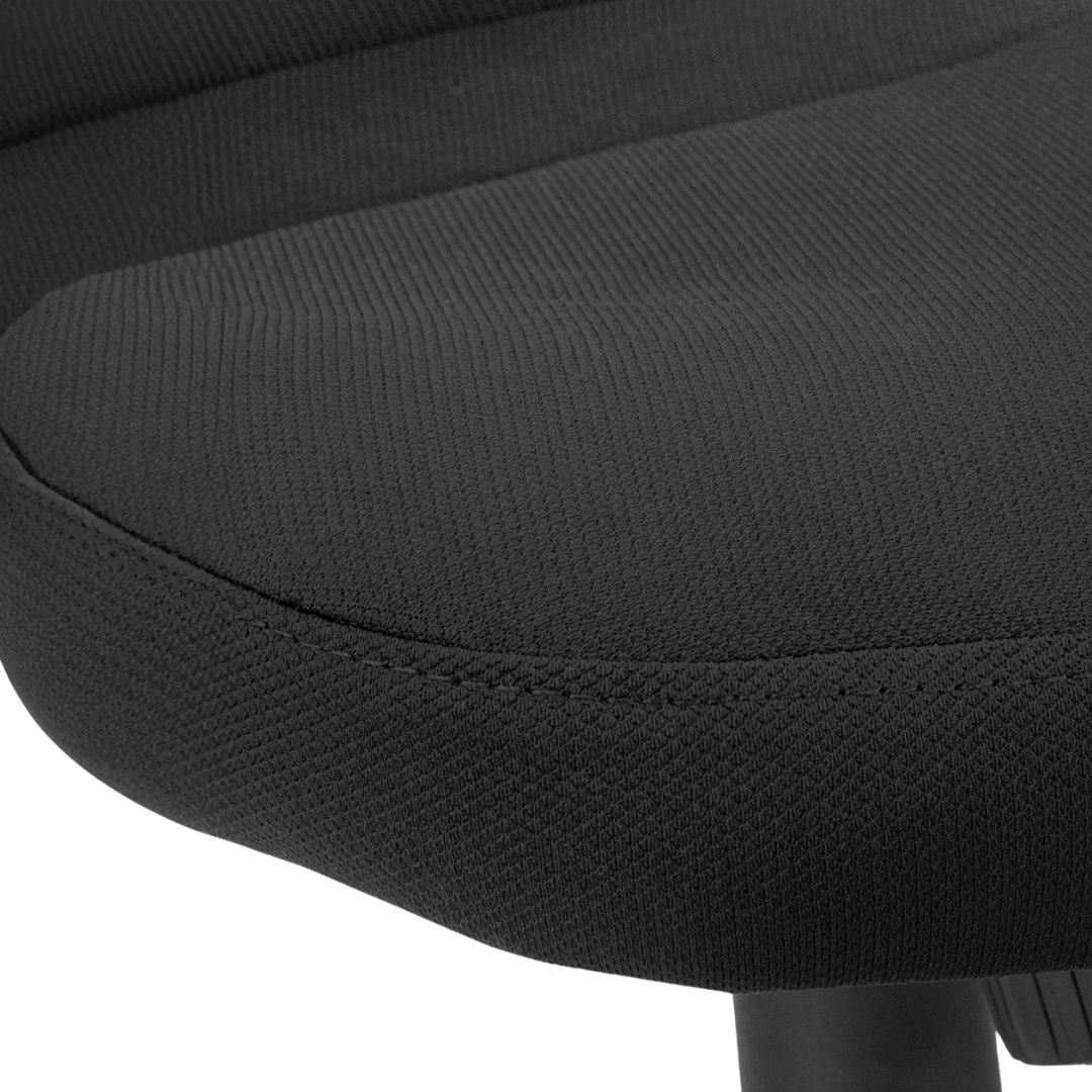 Ergomax – Fauteuil de bureau à dossier haut – Tissu noir