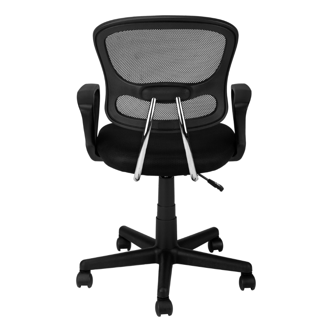 Miniflex – Chaise de bureau jeune en maille – Noire