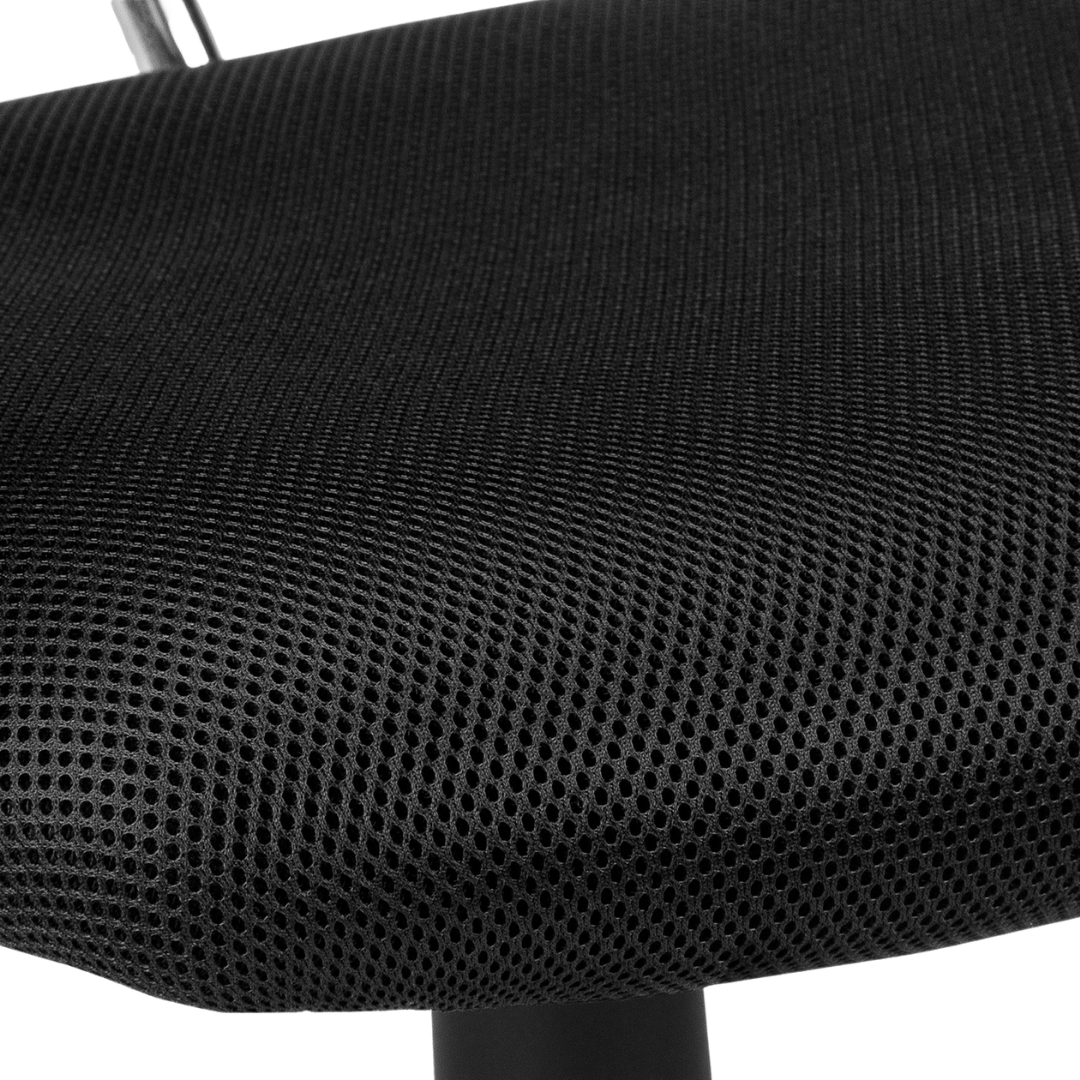 Miniflex – Chaise de bureau jeune en maille – Noire