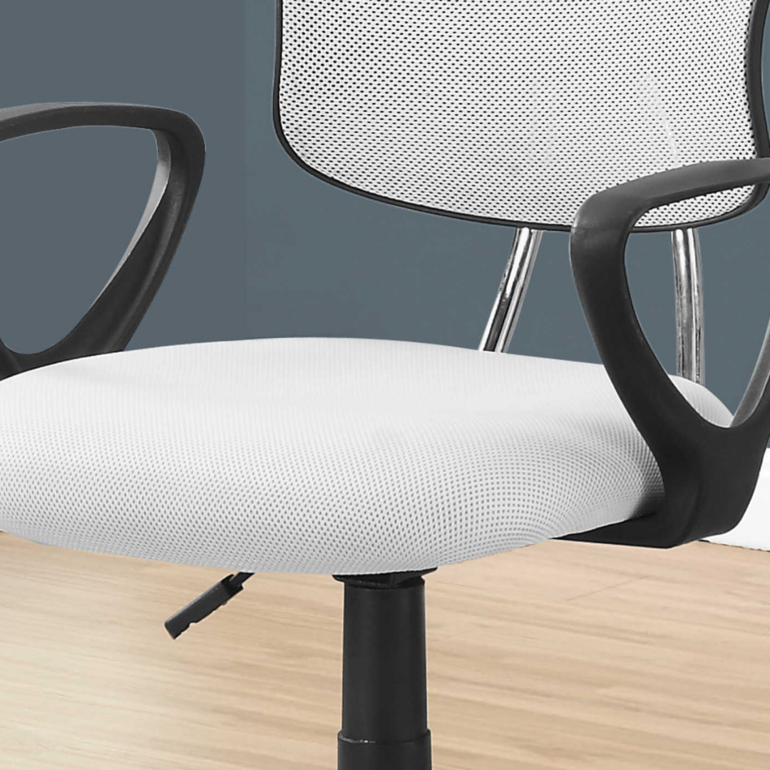 Miniflex – Chaise de bureau jeune en maille – Blanche