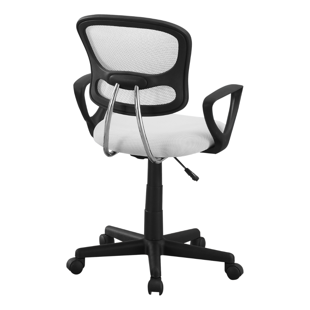 Miniflex – Chaise de bureau jeune en maille – Blanche