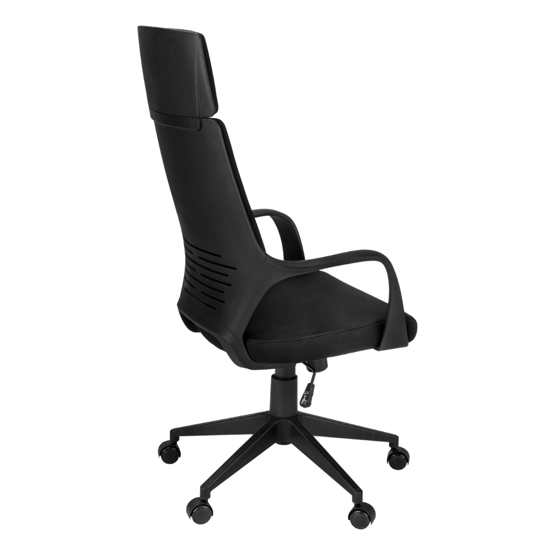 Stratoform – Fauteuil de bureau à dossier haut – Tissu noir