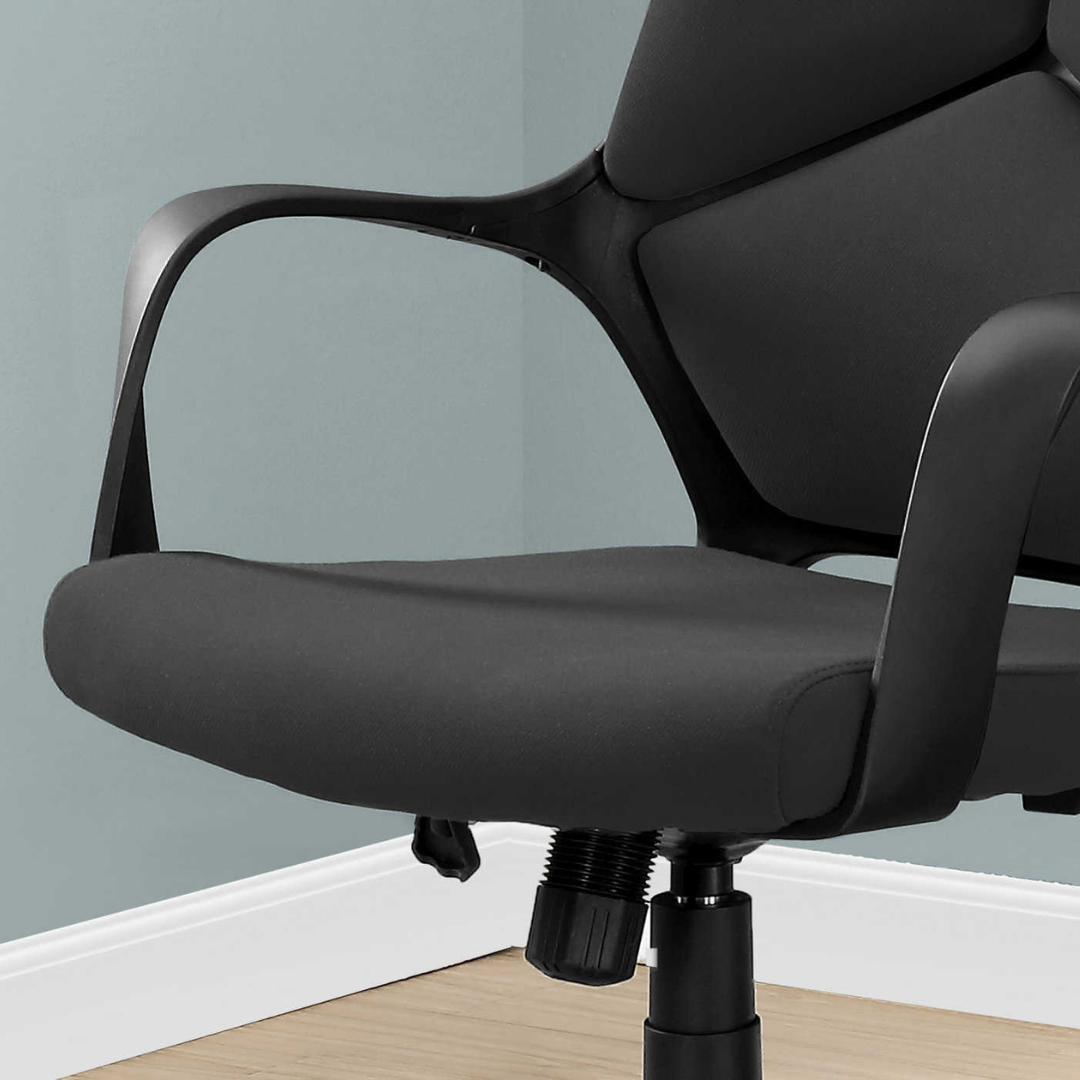 Stratoform – Fauteuil de bureau à dossier haut – Tissu noir