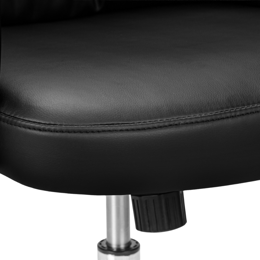 Execello – Fauteuil de bureau à dossier haut – Noir