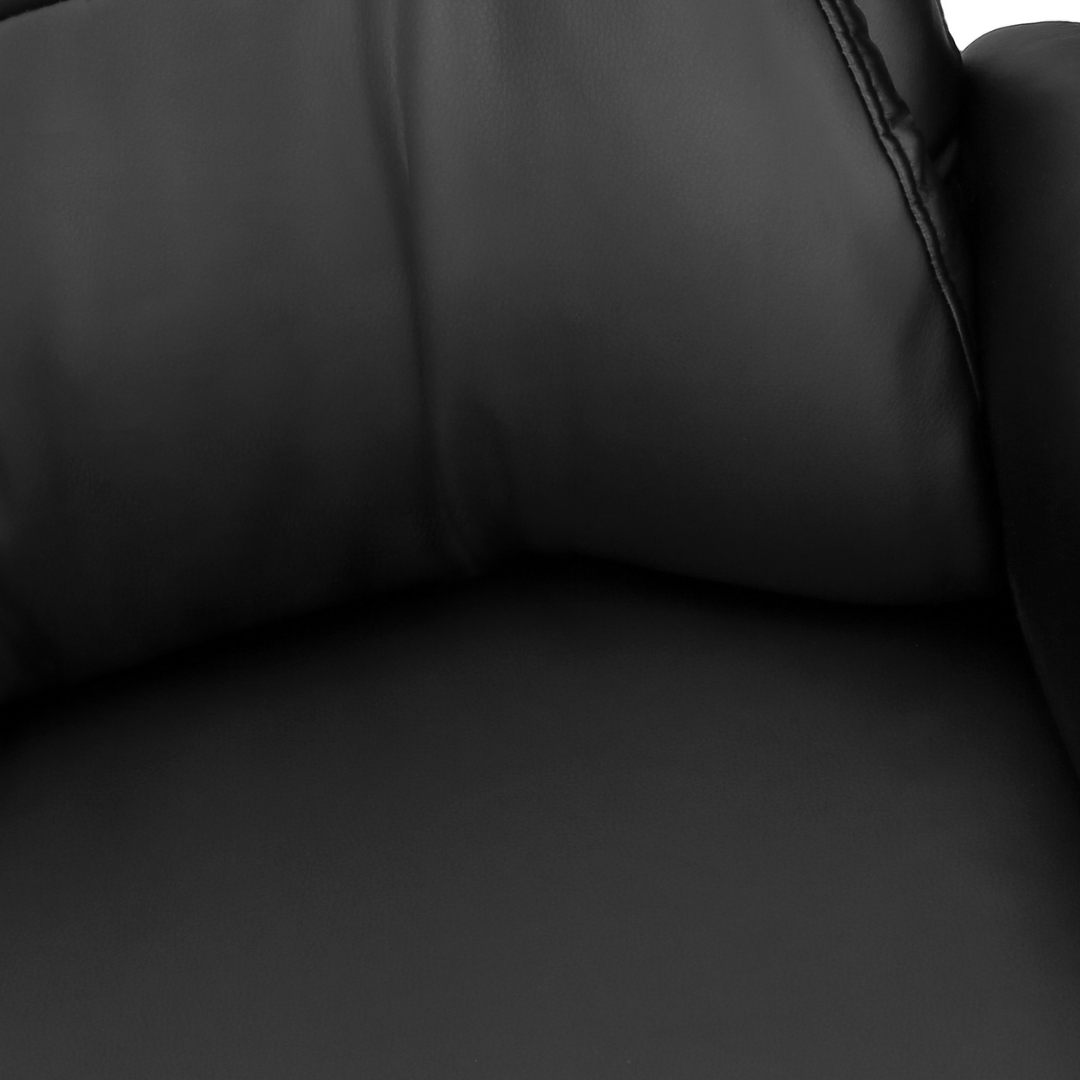 Execello – Fauteuil de bureau à dossier haut – Noir