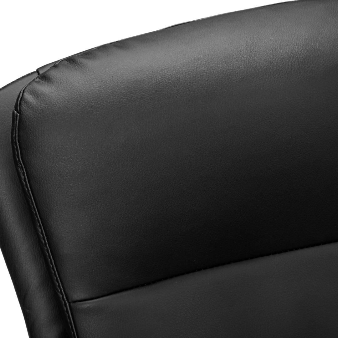 Execello – Fauteuil de bureau à dossier haut – Noir