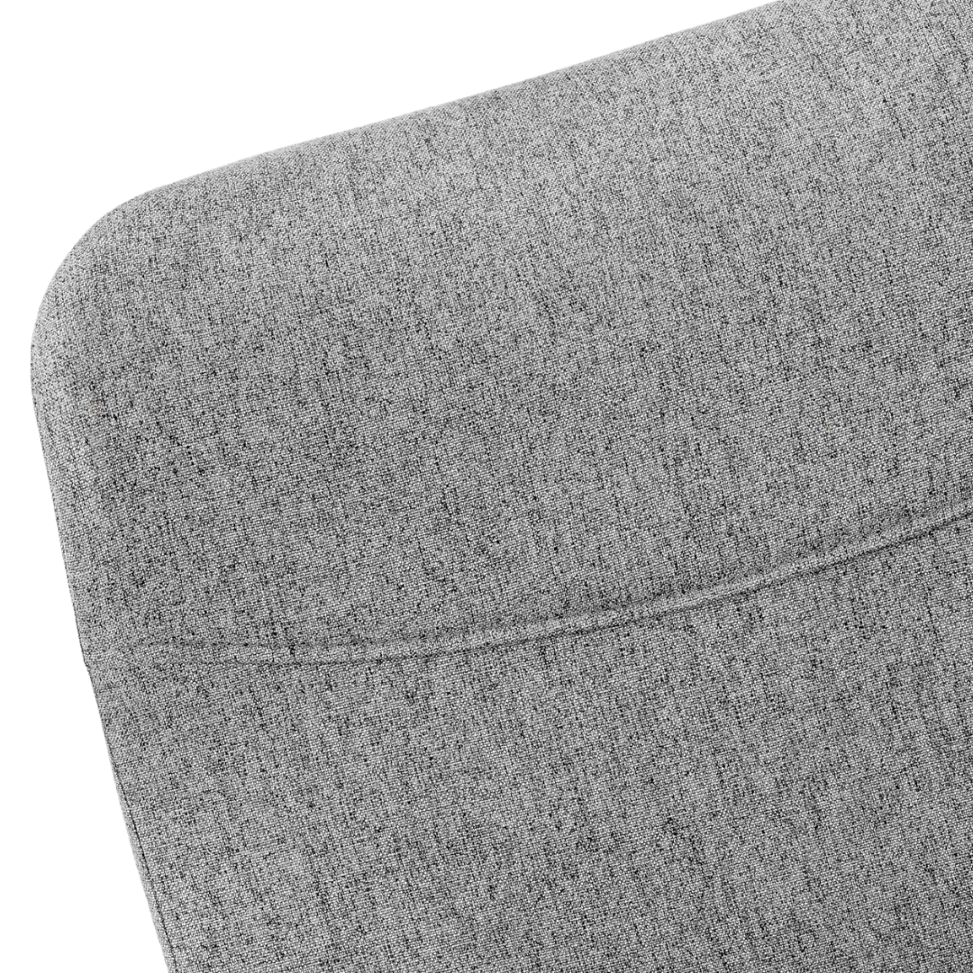 Ergomax – Fauteuil de bureau à dossier haut – Tissu gris foncé