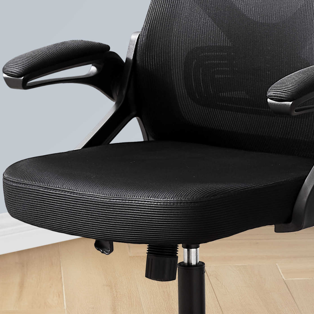 Aeroblade – Chaise de bureau à dossier haut en maille – Noire