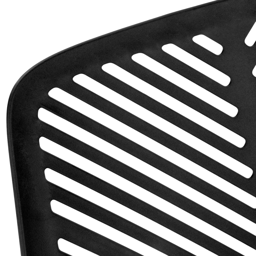 Leafik – Chaise de bureau en maille pour jeunes – Noire