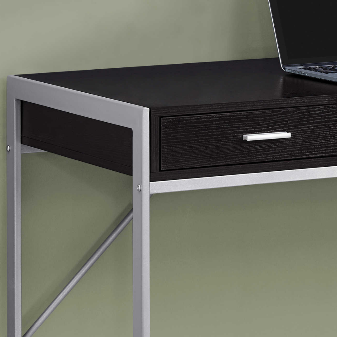 Framevo – Bureau – Espresso / Métal argenté