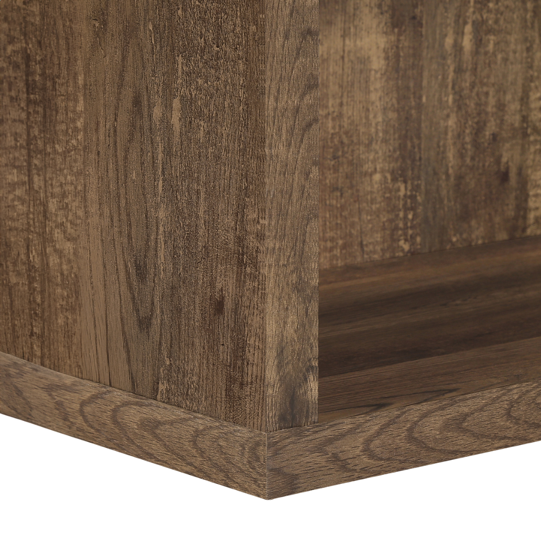 Arkivia – 48"H Bookcase – Brown Reclaimed Wood