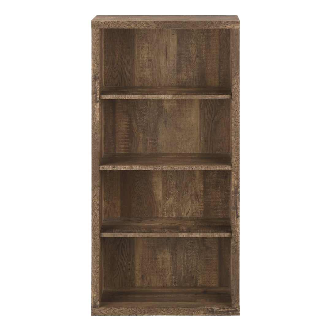 Arkivia – 48"H Bookcase – Brown Reclaimed Wood
