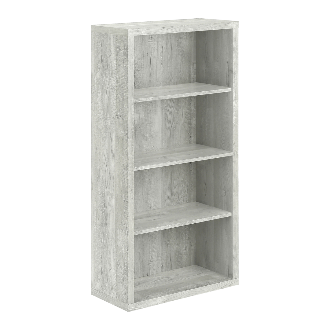 Arkivia – 48"H Bookcase – Grey Reclaimed Wood