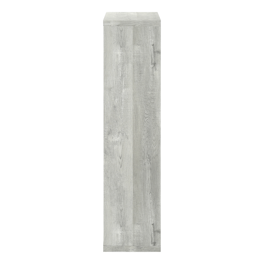 Bibliothèque Arkivia – 122 cm (48 po) de hauteur – Bois de récupération gris