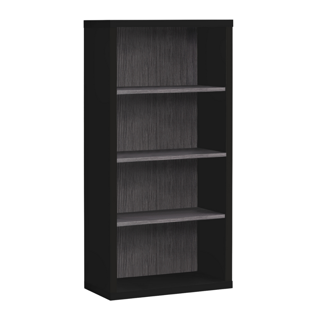 Arkivia – 48"H Bookcase – Black & Grey