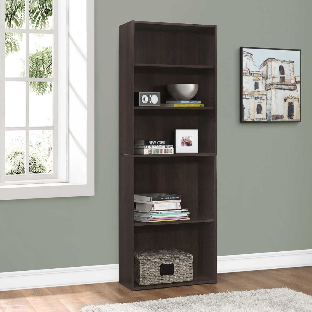 Arkivora – 72"H Bookcase – Espresso