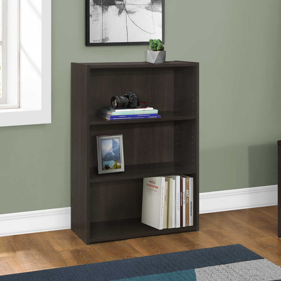 Bibliothèque Arkilo – 91 cm (36 po) de hauteur – Espresso
