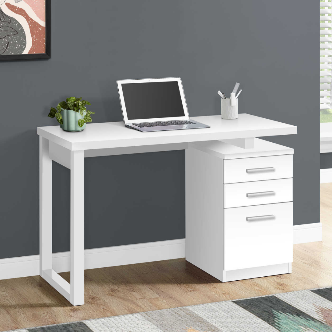 Flexiro – Computer Desk – White