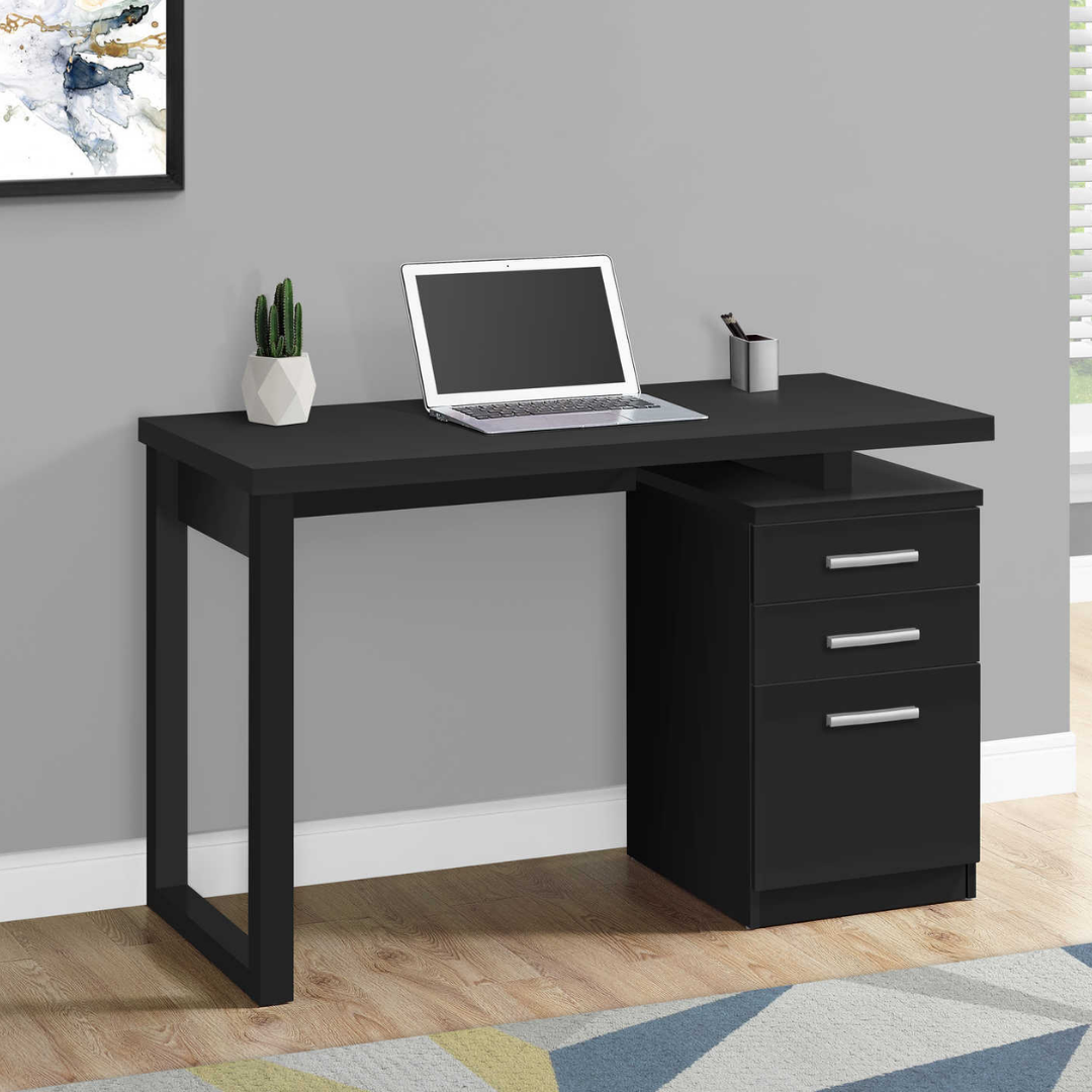 Flexiro – Bureau d'ordinateur – Noir