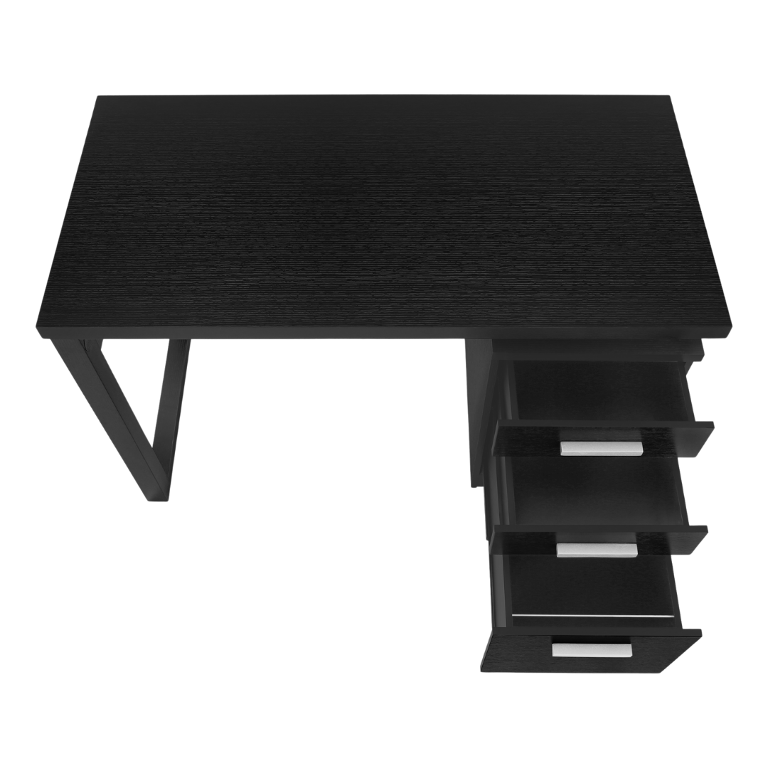 Flexiro – Bureau d'ordinateur – Noir