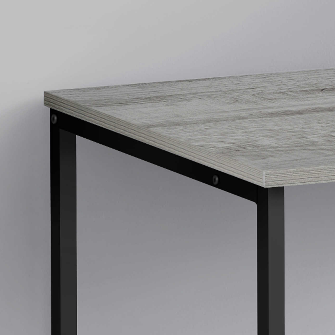 Modenxa – Computer Desk – Grey / Black Metal